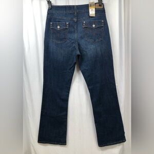 Levis 526 Slender Bootcut Jeans Blue Dark Wash Size Misses 12 Medium NWT